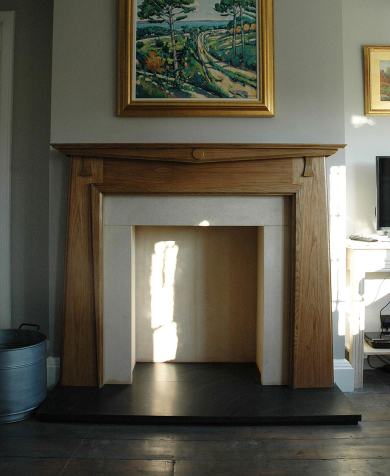 Wooden fireplace|Pinckney Green