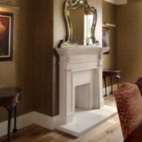 decorative Bath stone fireplace