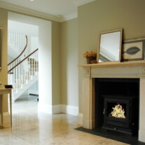Bath stone fireplace designs