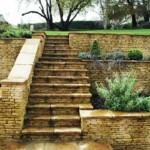 garden stone steps