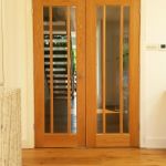oak double doors