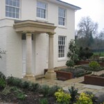 stone porticos