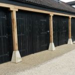 wood pillars